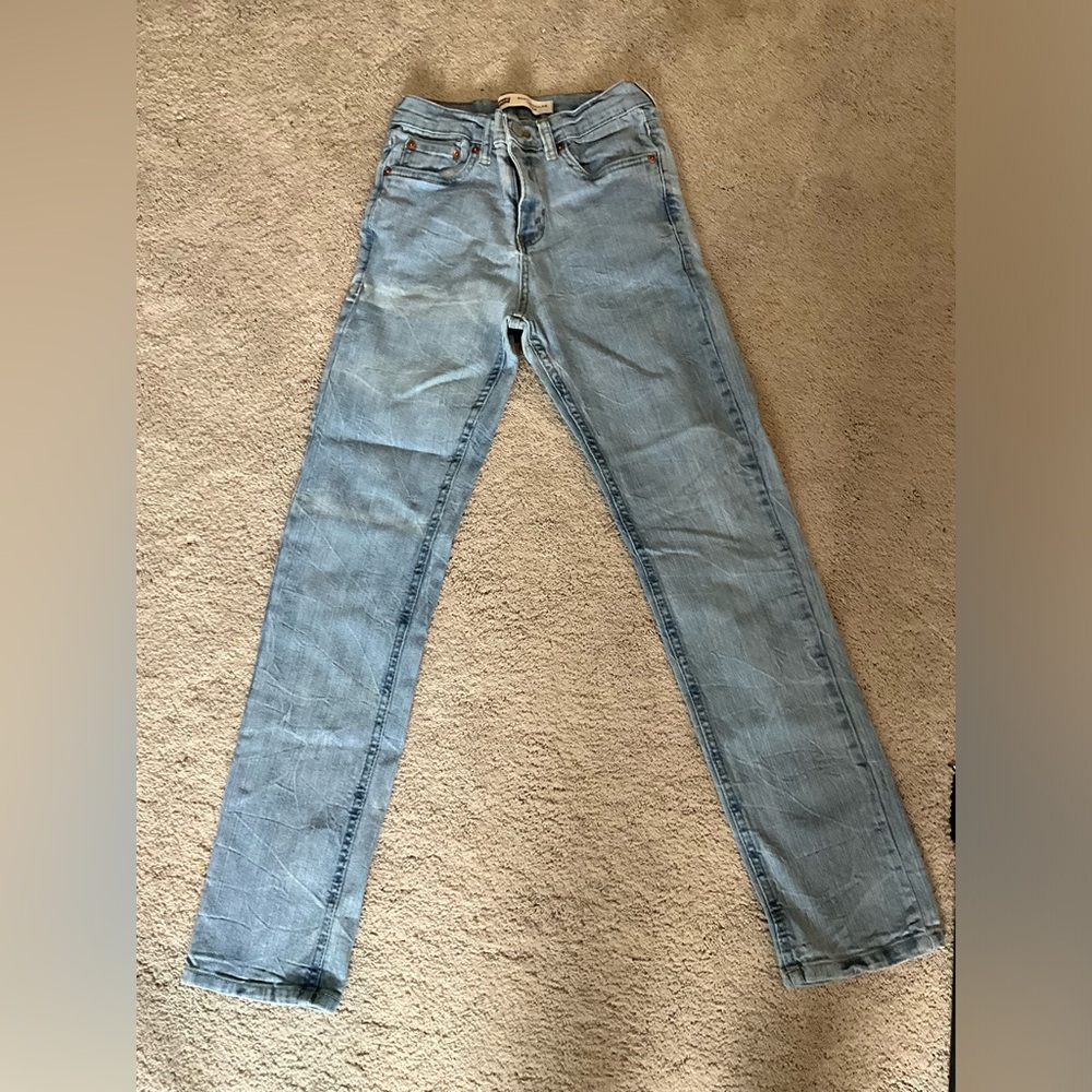 Levi’s 502 Regular Taper Blue Denim Jeans